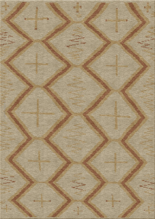 Ethno 10168-1850 - handgefertigter Teppich, persisch (Indien), 10x15 3ply Qualität