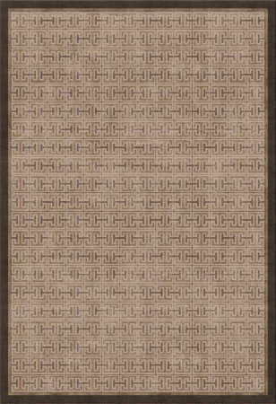 Anna-Veda 11208-meander I - handgefertigter Teppich,  tibetisch (Indien), 100 Knoten Qualität