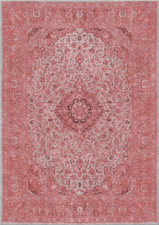 dal passato 11306-kashan - handgefertigter Teppich,  persisch (Indien), 40x40 3ply Qualität