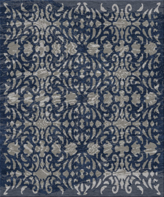 Anna-Veda 13794-floral laced - handgefertigter Teppich,  getuftet (Indien), 24x24 5ply Qualität