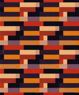 Bauhaus 13749-breeze blocks - handgefertigter Teppich,  getuftet (Indien), 24x24 5ply Qualität