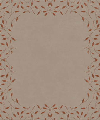 Anna-Veda 13198-flying leaves - handgefertigter Teppich,  getuftet (Indien), 24x24 5ply Qualität
