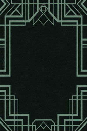 art decot 13597-ziggurats - handgefertigter Teppich,  getuftet (Indien), 24x24 5ply Qualität