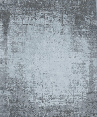 attitude 5630-Abstract-71 - handgefertigter Teppich,  tibetisch (Indien), 100 Knoten Qualität