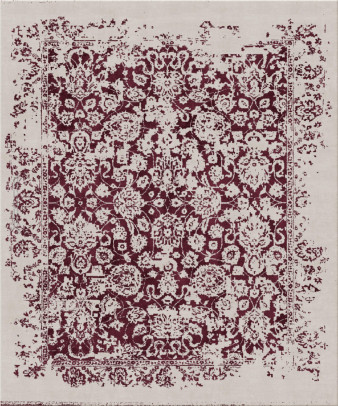 dal passato 5587-Abstract-74 - handgefertigter Teppich,  tibetisch (Indien), 100 Knoten Qualität