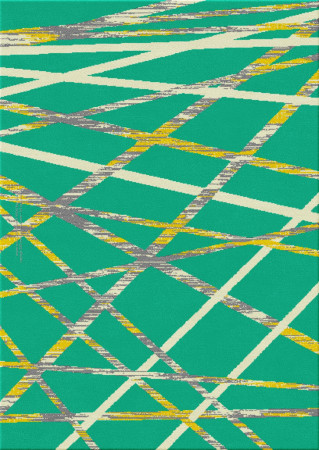 TEMPER by Osnat Soffer 7926-Lines - handgefertigter Teppich,  getuftet (Indien), 24x24 5ply Qualität