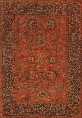 dal passato 6134-Sultanabad - handgefertigter Teppich,  tibetisch (Indien), 100 Knoten Qualität