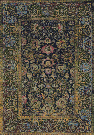 dal passato 9943-Sultanabad - handgefertigter Teppich,  persisch (Indien), 40x40 3ply Qualität