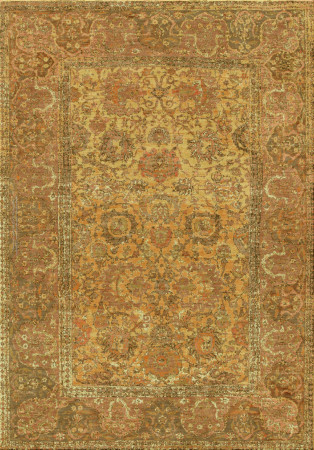 dal passato 7683-Sultanabad - handgefertigter Teppich,  tibetisch (Indien), 100 Knoten Qualität