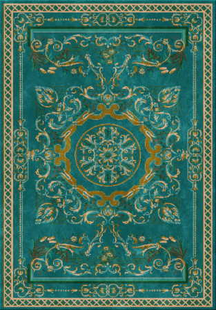 Vivek Srivastava 7757-ViV006 - handgefertigter Teppich,  getuftet (Indien), 24x24 5ply Qualität