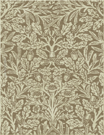 art nouveau 2724-wild bouquet - handgefertigter Teppich,  getuftet (Indien), 24x24 5ply Qualität