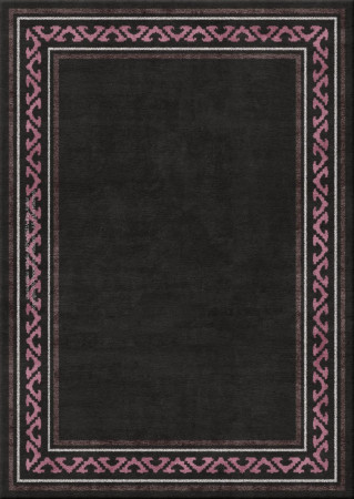 Anna-Veda 7784-ferrule meander- handgefertigter Teppich,  tibetisch (Indien), 60 Knoten Qualität