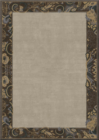 Anna-Veda 5436-ed001 - handgefertigter Teppich,  tibetisch (Indien), 100 Knoten Qualität
