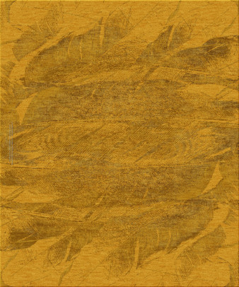 attitude 6275-feathers - handgefertigter Teppich,  tibetisch (Indien), 100 Knoten Qualität