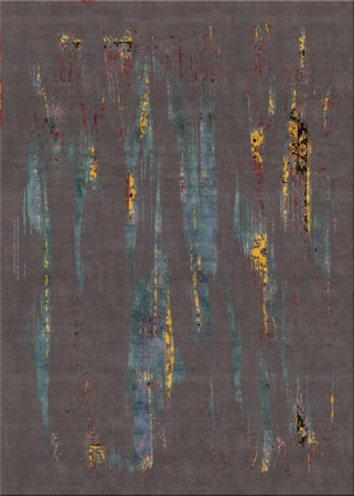 Anna-Veda 8253-fragment - handgefertigter Teppich,  tibetisch (Indien), 100 Knoten Qualität