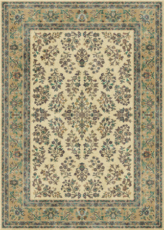 alto nodo 4259-fw002 Sarough- handgefertigter Teppich,  persisch (Indien), 40x40 3ply Qualität