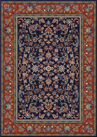 alto nodo 4277-keshan - handgefertigter Teppich,  tibetisch (Indien), 100 Knoten Qualität