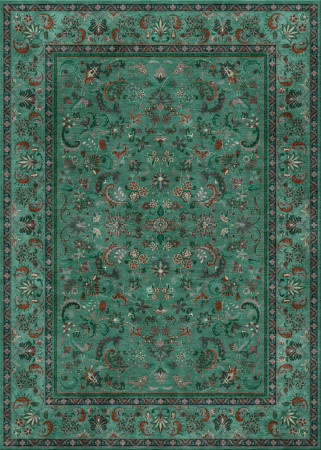 alto nodo 7929-keshan - handgefertigter Teppich,  persisch (Indien), 40x40 3ply Qualität