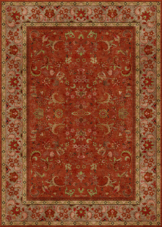 alto nodo 7968-keshan - handgefertigter Teppich,  persisch (Indien), 40x40 3ply Qualität