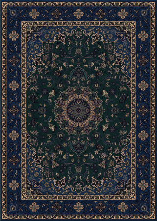 alto nodo 8004-Isfahan - handgefertigter Teppich,  persisch (Indien), 40x40 3ply Qualität