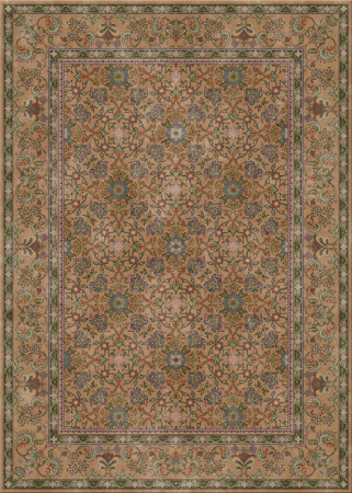 alto nodo 7607-Mahal - handgefertigter Teppich,  persisch (Indien), 40x40 3ply Qualität
