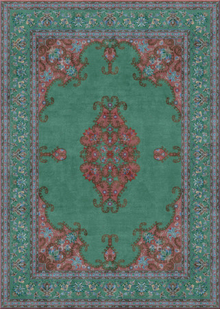 alto nodo 7713-fw104 - handgefertigter Teppich,  tibetisch (Indien), 100 Knoten Qualität