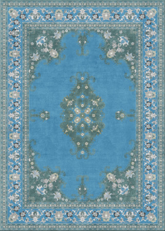 alto nodo 7972-fw104 - handgefertigter Teppich,  tibetisch (Indien), 100 Knoten Qualität
