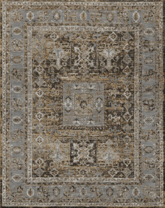 Anna-Veda 6543-kasack - handgefertigter Teppich,  tibetisch (Indien), 100 Knoten Qualität