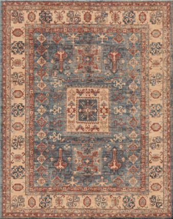 Anna-Veda 6123-kasack - handgefertigter Teppich,  tibetisch (Indien), 100 Knoten Qualität