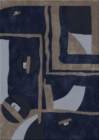 Memphis 12734-cutarc - handgefertigter Teppich,  getuftet (Indien), 24x24 5ply Qualität