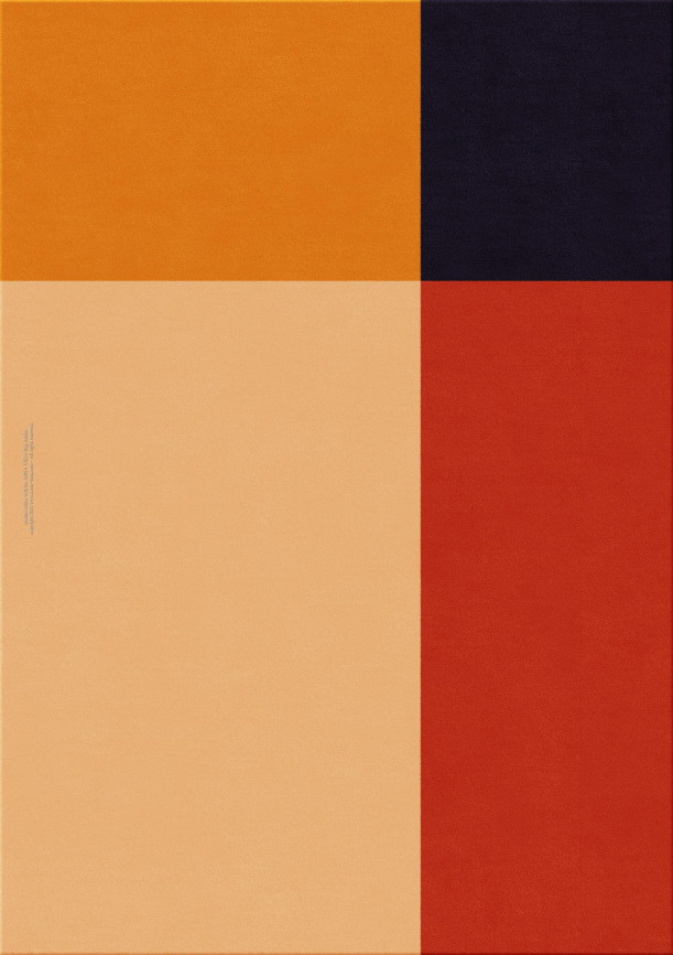 Bauhaus 10763-bauhaus03 - handgefertigter Teppich,  getuftet (Indien), 24x24 5ply Qualität