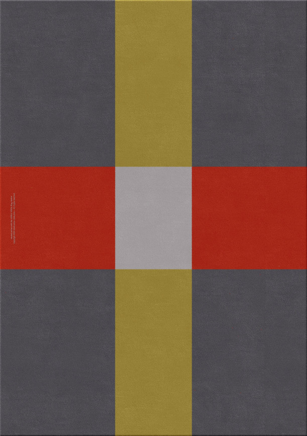Bauhaus 10774-bauhaus06 - handgefertigter Teppich,  getuftet (Indien), 24x24 5ply Qualität