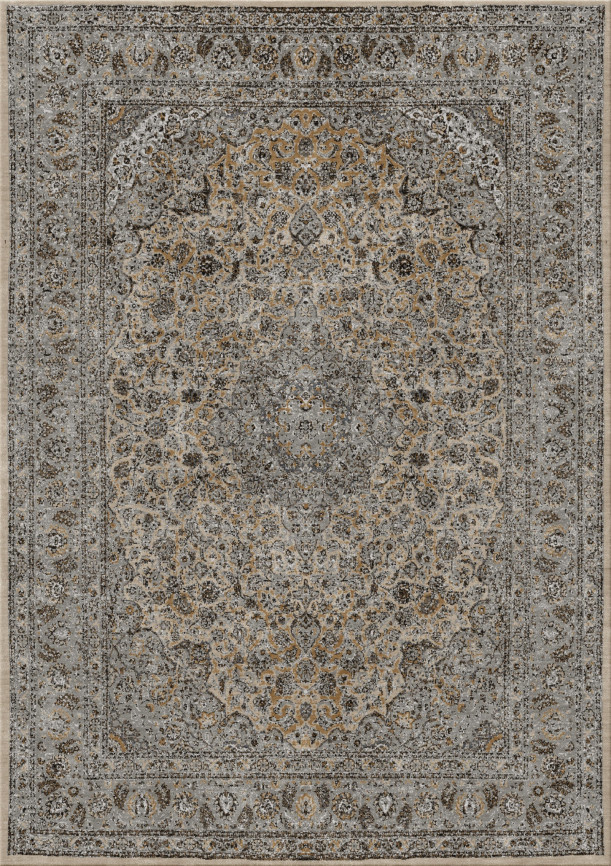 dal passato 11307-kashan - handgefertigter Teppich,  persisch (Indien), 40x40 3ply Qualität