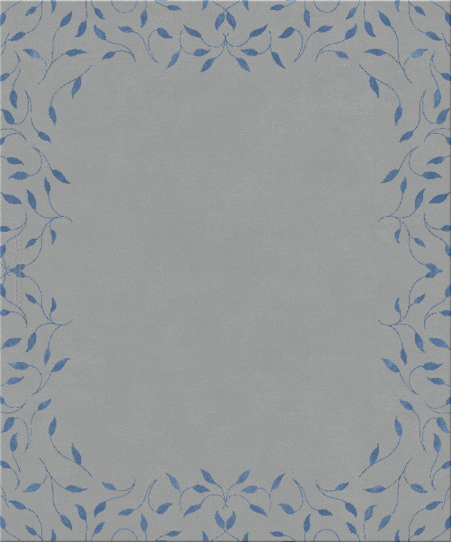 Anna-Veda 13208-flying leaves - handgefertigter Teppich,  getuftet (Indien), 24x24 5ply Qualität