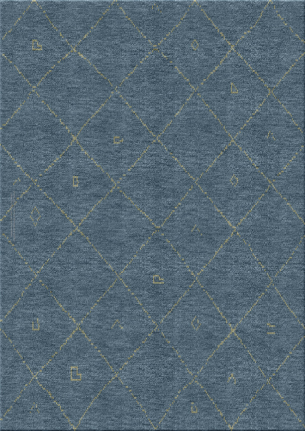 Ethno 1356-Fence - handgefertigter Teppich, persisch (Indien), 10x15 3ply Qualität
