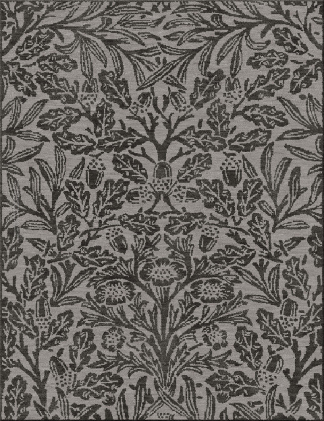 art nouveau 13787-wild bouquet - handgefertigter Teppich,  getuftet (Indien), 24x24 5ply Qualität